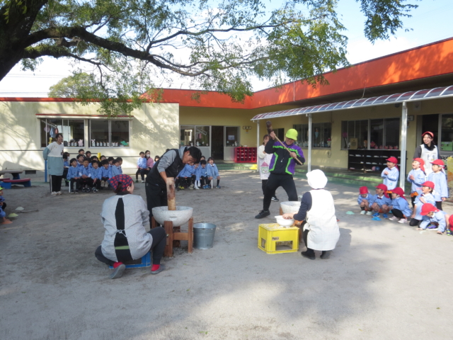 お餅を搗いたよ