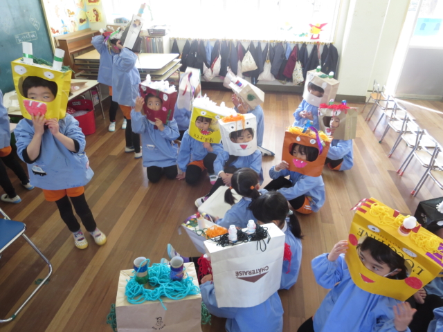 節分だ豆まいたよ